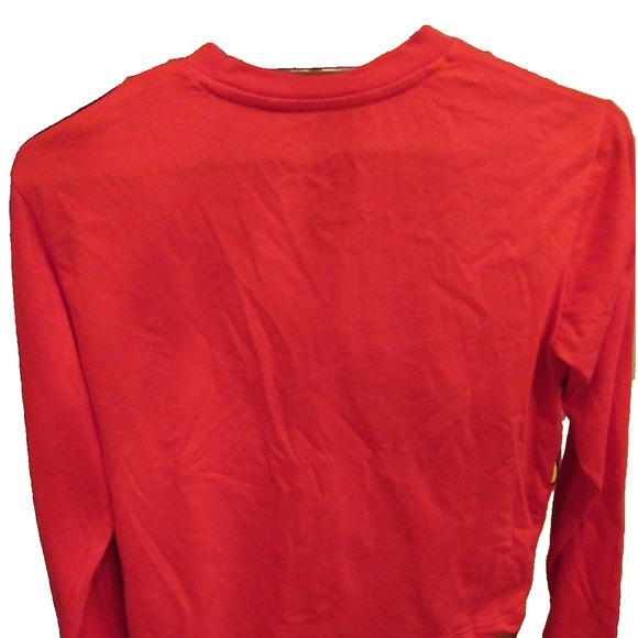 NWT Women's DISNEY MICKEY AND MINNIE MOUSE Red Long Sleeve Top in Size XS 0 - Picture 4 of 6
